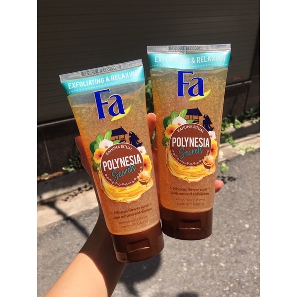 SỮA TẮM TẨY DA CHẾT POLYNESIA FA