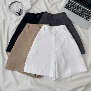  Quần short nữ chất vải nhung gân NIGY 3034 - Jemcloset 