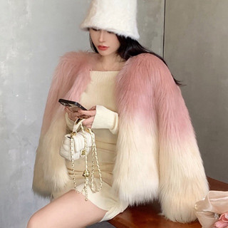 𝐂𝐎́ 𝐒𝐀̆̃𝐍. Áo Lông Trắng Ombre Các Màu