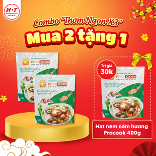 Combo mua 2 tặng 1 hạt nêm procook nấm hương đậm đà, thơm ngon 400gr - hốt deal tốt