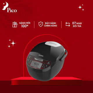 Nồi cơm điện tử 1.8l sharp ks-com193ev-bk