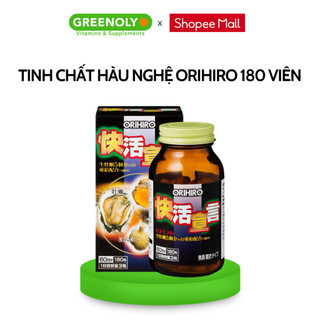 Viên uống tinh chất hàu tươi tỏi nghệ hỗ trợ tăng cường sinh lý Orihiro 180 viên