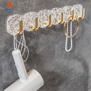 Móc dán tường chịu lực lên đến 5 kg siêu dính, treo đồ, vật dụng nhà tắm đa năng tiện ích thiết kế sang trọng Dolly