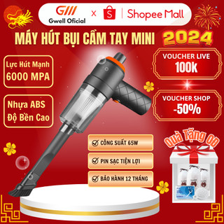 Máy Hút Bụi GODWELL Lực Hút BỤI 6000MPA Không Dây Lực Hút 6000MPA Nhỏ Gọn Pin Sạc Tiện Lợi