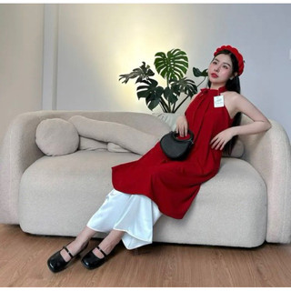 ÁO DÀI CỔ YẾM + QUẦN PHI + KÈM MẤN