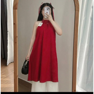 ÁO DÀI CỔ YẾM + QUẦN PHI + KÈM MẤN