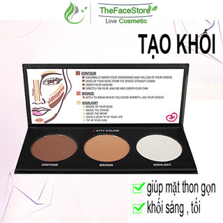 Bảng Phấn Tạo Khối Và Highlight City Color Contour Palette