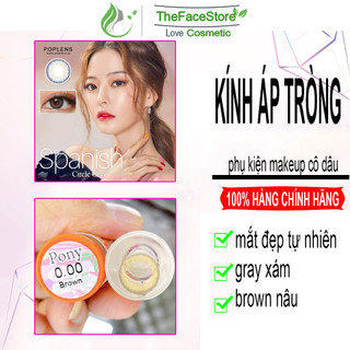 Lens mắt  Kính áp tròng tự nhiên bán chạy nhất hiện nay (tặng kèm khay đựng)
