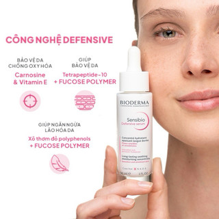 Tinh chất Bioderma Sensibio Defensive Serum tinh chất giữ ẩm và làm dịu. Bảo vệ làn da nhạy cảm. BS AN