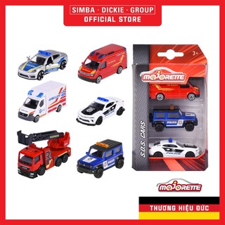 Bộ 3 đồ chơi xe mô hình cứu hộ majorette s.o.s. 3 pieces set 212057261 diecast - simba toys vietnam