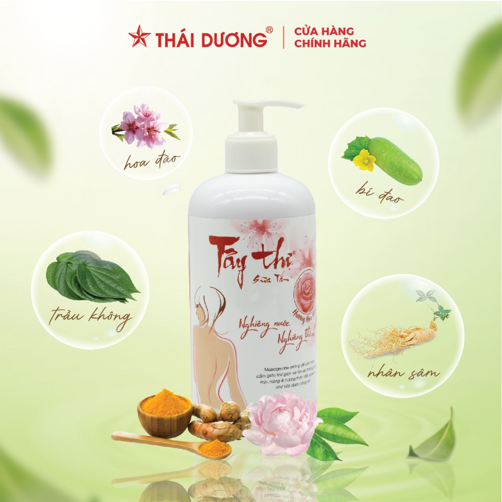 [Chỉ còn 74,6K sau khi áp voucher] Sữa tắm Tây Thi 500ml Tặng Dung dịch vệ sinh Quý Phi Vip 120ml - Sao Thái Dương