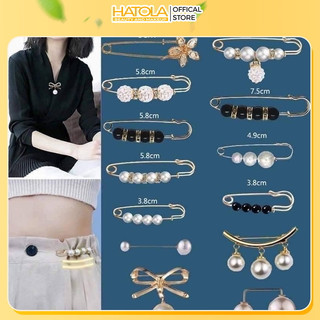 Combo 13 chi tiết ghim cài quần áo sang chảnh tiện lợi, thời trang đi chơi HATOLA