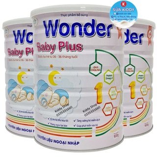 Sữa trẻ em Wonder Babyplus 900g dành cho trẻ em từ 6 - 36 tháng tuổi giúp phát triển toàn diện