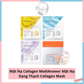 Mặt Nạ Collagen MediAnswer Mặt Nạ Thạch Medi Answer Mask Dưỡng Trắng Giảm Lão Hoá Da