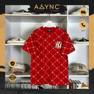 (Auth) Áo Thun New Era x MLB Monogram Ny Yankees Đỏ CODE: 19500189 - Async Studio