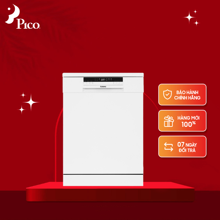 [Pico Official - Lắp đặt 0Đ HN HCM] Máy rửa bát độc lập Galanz GR12462T 1850W