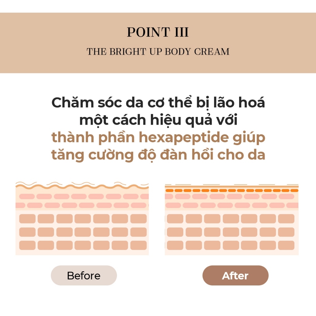 (T02) Kem Dưỡng Thể Be'Balance THE BRIGHT UP BODY CREAM cho Làn Da Tươi Trẻ Trắng Hồng Căng Mịn 500ml