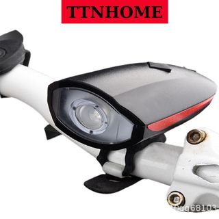 Đèn xe đạp thể thao siêu sáng tích hợp còi cổng sạc USB LED T6 chống nước