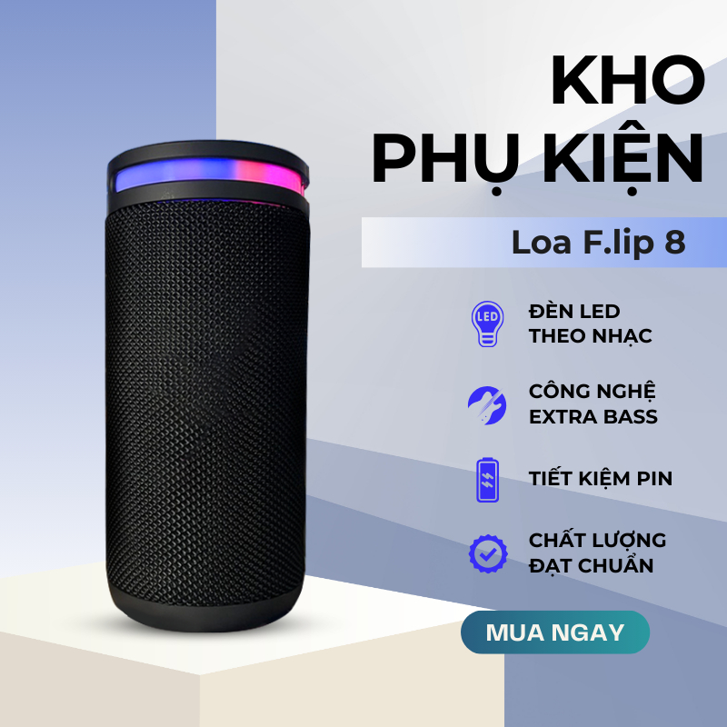 Loa Bluetooth JBL kết nối bluetooth JBL Flip 8 âm thanh chất lượng siêu bass
