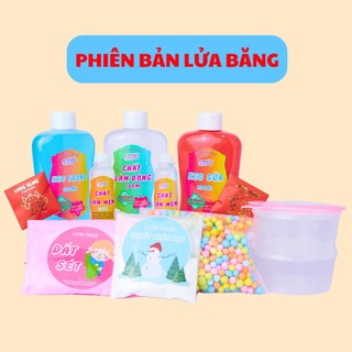 Lavis slime - bộ kit làm slime to chà bá - làm được nhiều loại slime