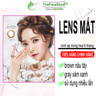 Lens mắt tặng kèm khay đơn nhiều màu sắc tùy chọn