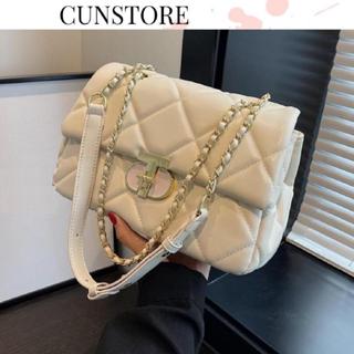 Túi Xách Nữ Cunstore Size 24cm  Đeo Chéo Thời Trang Da Mềm Khoá T Chất Da Dầy Cá Tính_ TDC066