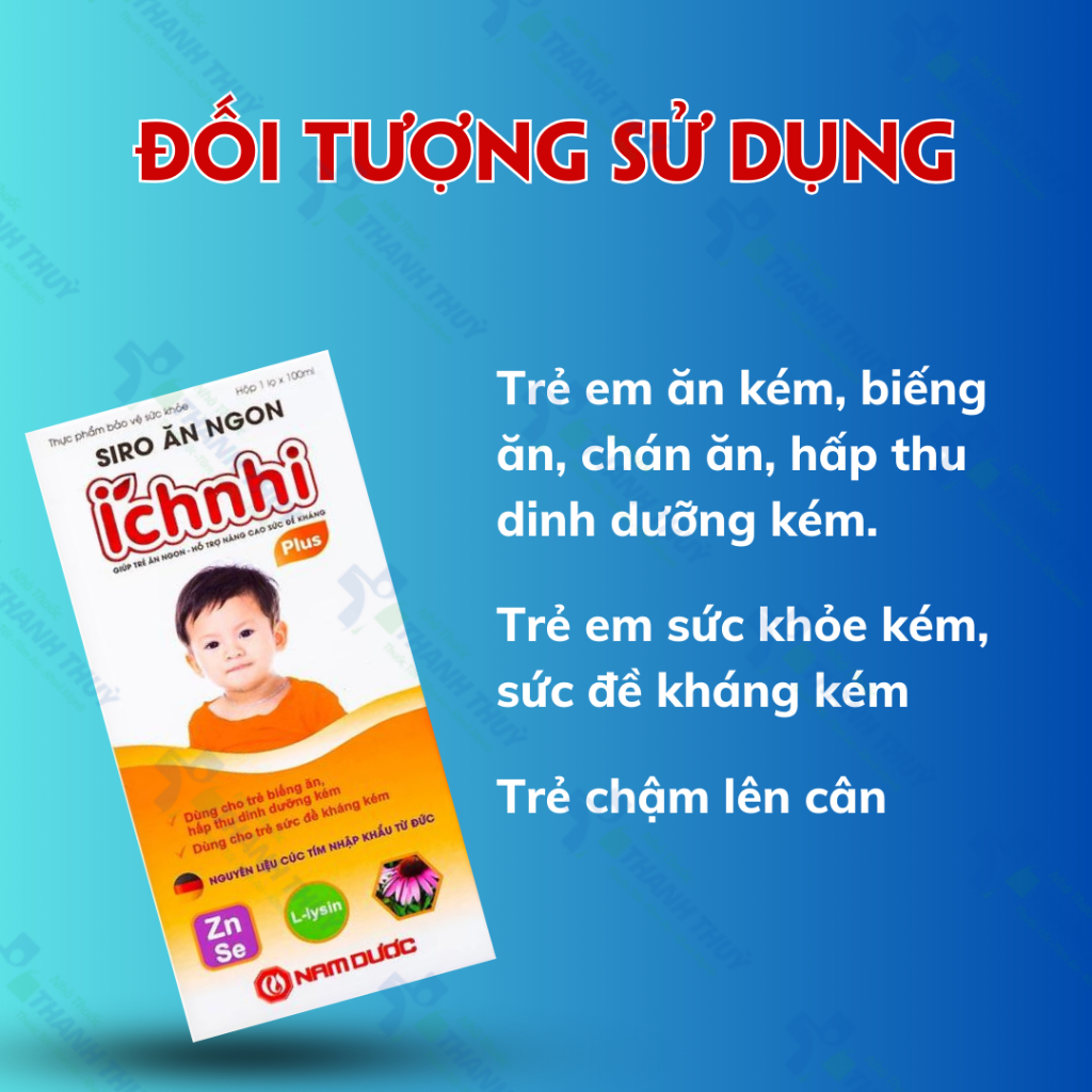 Siro ăn ngon cho bé Ích Nhi Plus, Giúp nâng cao sức đề kháng, tăng hấp thu dưỡng chất, trẻ ăn ngon