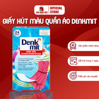 Giấy Hút Màu Quần Áo Denkmit - Giấy Hút Và Chống Phai Màu Quần Áo KHO HÀNG ĐỨC Thấm Hút An Toàn Bất Kỳ Màu Và Mảnh Vụn