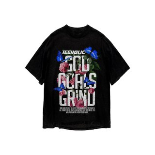 Áo thun in hình unisex nam nữ teeholic cotton cao cấp phong cách retro y2k màu đen trắng THS091223_159