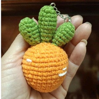 Móc Khoá Cà Rốt Bằng Len - Cà Rốt Handmade