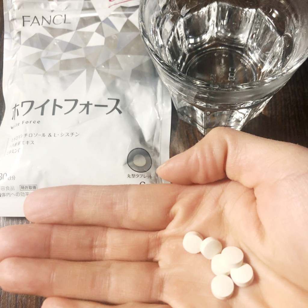 Viên uống trắng da fancl nhật bản,viên fancl white force đẹp da 180 viên