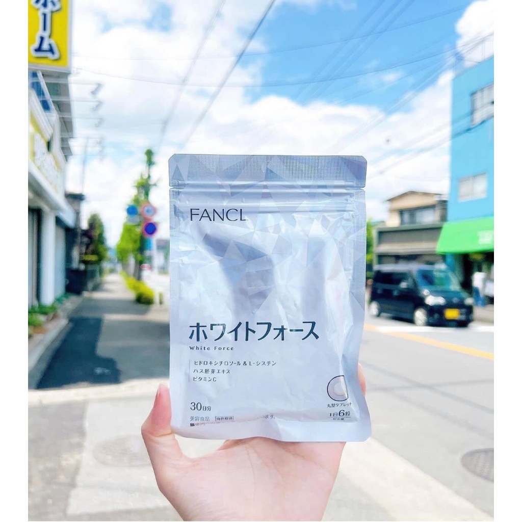 Viên uống trắng da fancl nhật bản,viên fancl white force đẹp da 180 viên