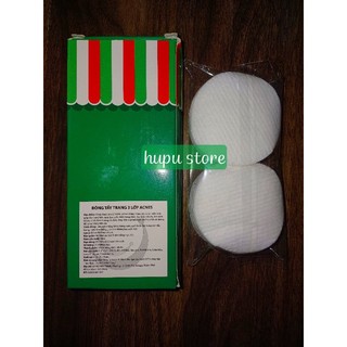 [Hộp 20 miếng] BÔNG TẨY TRANG 3 LỚP ACNES
