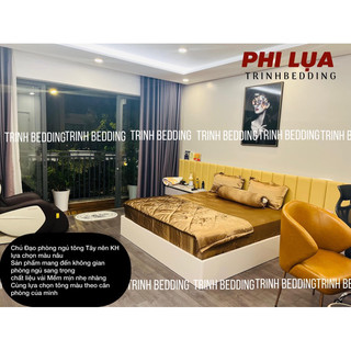 BỘ DRAP PHI LỤA MỊN MÁT CAO CẤP TRINHBEDDING