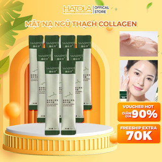 Mặt nạ ngủ thạch Collagen lẻ 1 gói YANJIAYI giúp nâng cơ mặt bổ sung collagen HATOLA
