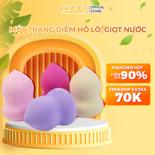 Mút trang điểm mềm mịn, mút tán kem nền phấn phủ, phấn dễ thương chất lượng cao HATOLA