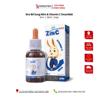 Kẽm hữu cơ cho bé Smartbibi ZinC hỗ trợ ăn ngon, giảm ốm vặt