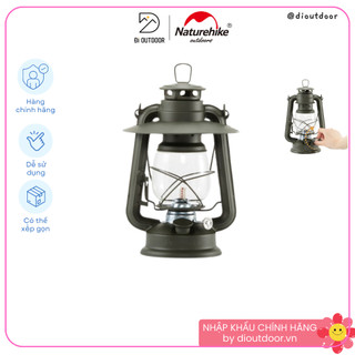 Đèn măng xông dã ngoại naturehike nh22zm003 đèn bão dùng dầu hỏa