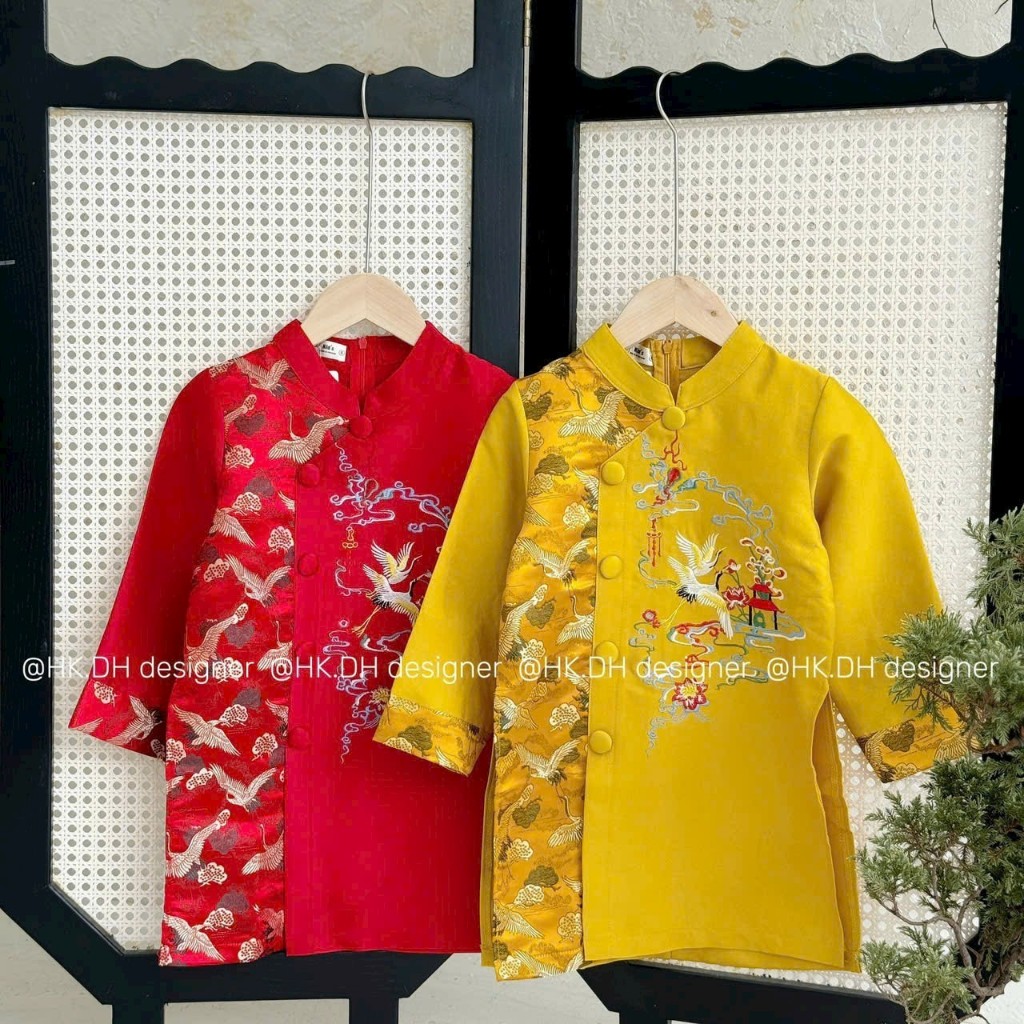 Áo dài nhiều tà Bờm Kids bé trai size đại 10-50kg