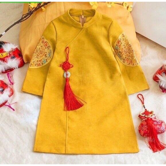 Áo dài nhiều tà Bờm Kids bé trai size đại 10-50kg