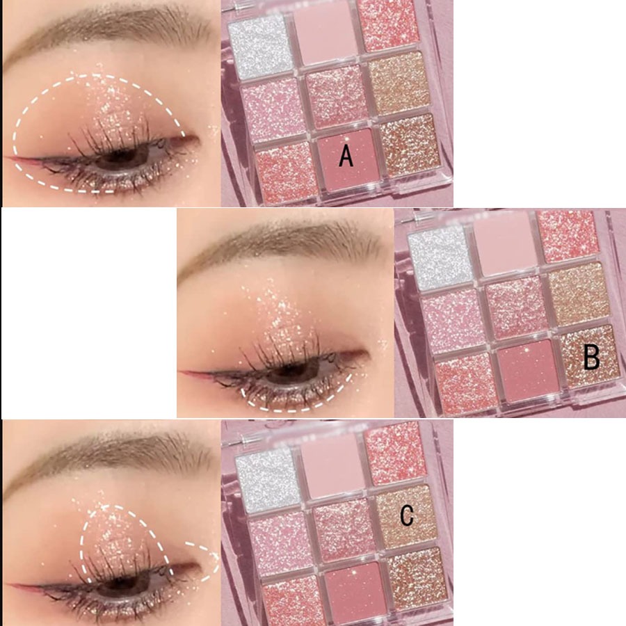 Bảng Phấn Mắt JULEP BEAUTY Trong Suốt 9 Màu Acrylic Eyeshadow Palette