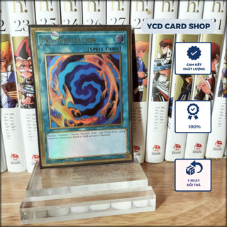 Thẻ bài yugioh chính hãng  Polymerization– Premium Gold Rare