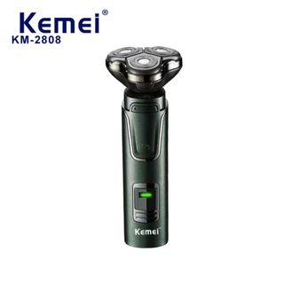 Máy Cạo Râu Đa Năng 3 trong 1 KEMEI KM-2808 Cạo Râu, Cắt Tóc, Tỉa Lông Mũi, Chống Nước Cao Cấp IPX7
