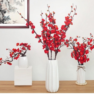 CÀNH HOA ĐÀO LỤA GIẢ DECOR CHỤP ẢNH NGÀY TẾT, TRANG TRÍ NHÀ CỬA