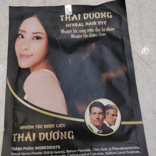 Dầu gội nhuộm tóc dược liệu - gội là đen thái dương