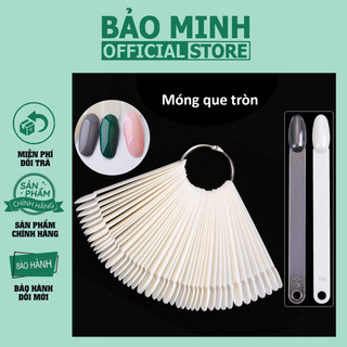Móng que tròn gói 50 que - Xâu que móng mẫu - Móng que làm đồ nail , tập sơn - bịch 50 que giá rẻ