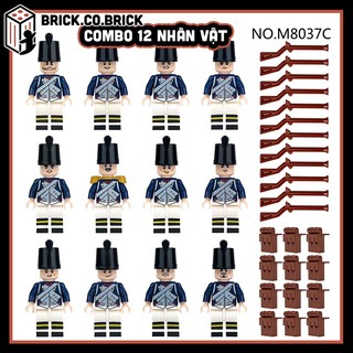 Lính hải quân hoàng gia anh đồ chơi lắp ráp lính hải quân mô hình england soldier army 8037a-8037c