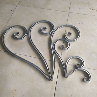 Hoa sắt mỹ thuật sắt hộp 14×14- dấu hỏi