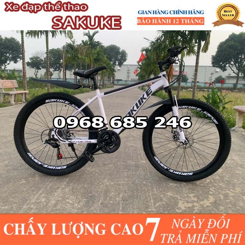 Xe đạp địa hình SAKUKE size 26inch xe đạp địa hình mẫu mới 2024