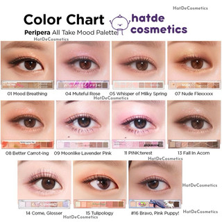 Bảng Phấn Mắt 8 Ô Peripera All Take Mood Palette